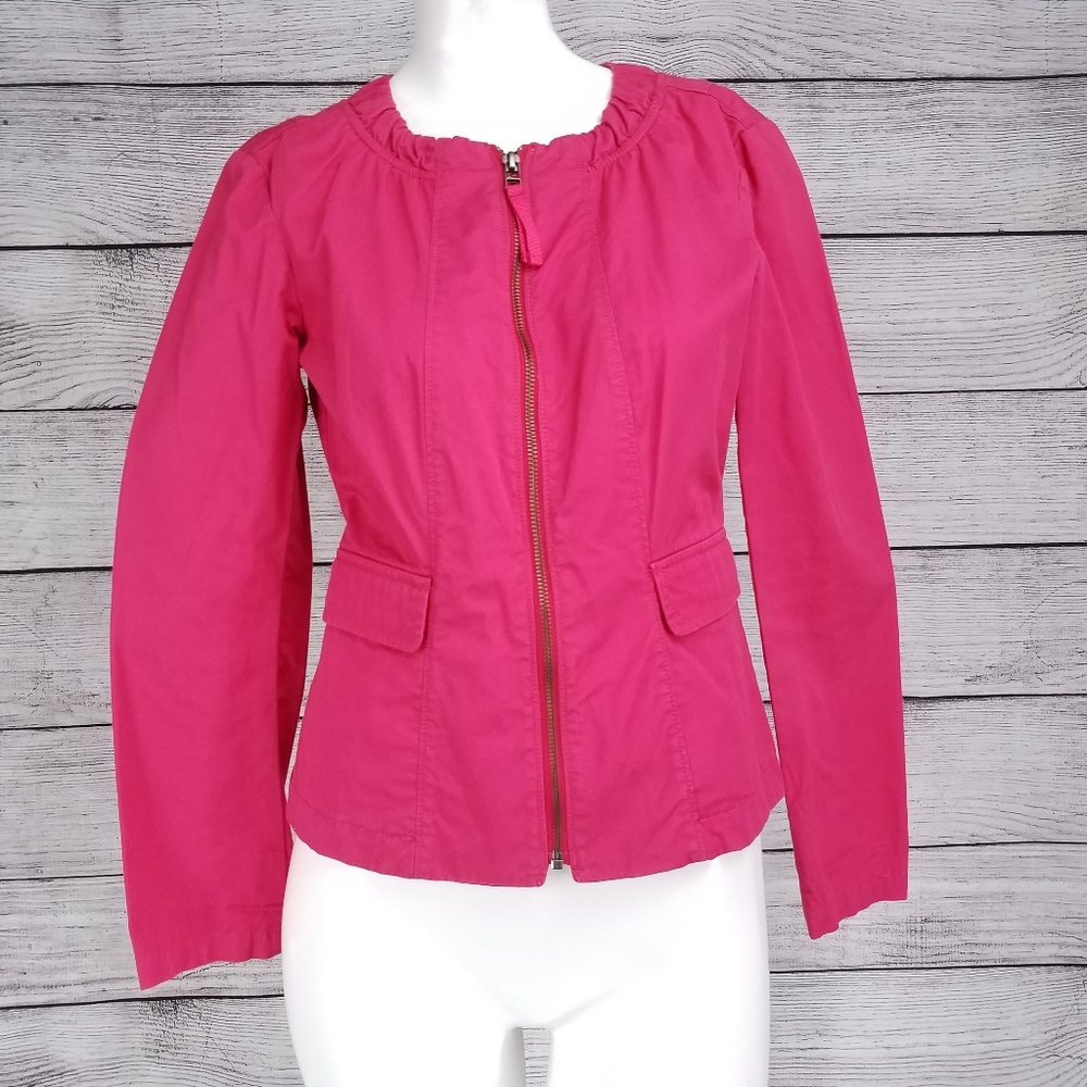 Ann Taylor LOFT XXSP Zip Up Lightweight Jacket